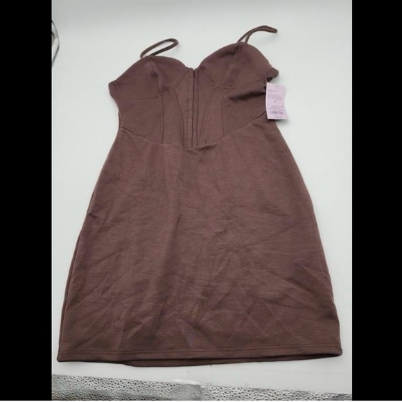 Wild Fable Women’s Sleeveless Corset Mini Knit Bodycon Dress - Picture 3 of 3